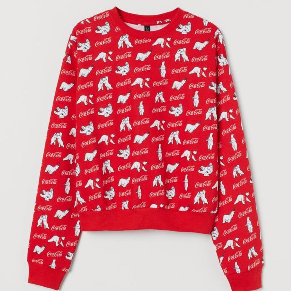 BRAND NEW NEVER WORN COCA COLA SWEATER & LEGGINGS SET - Picture 1 of 4